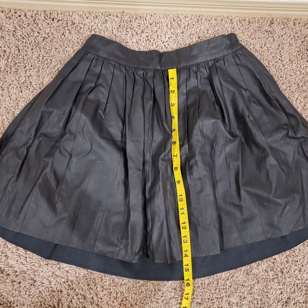 NEW Sparkle & Fade Faux Leather Skirt